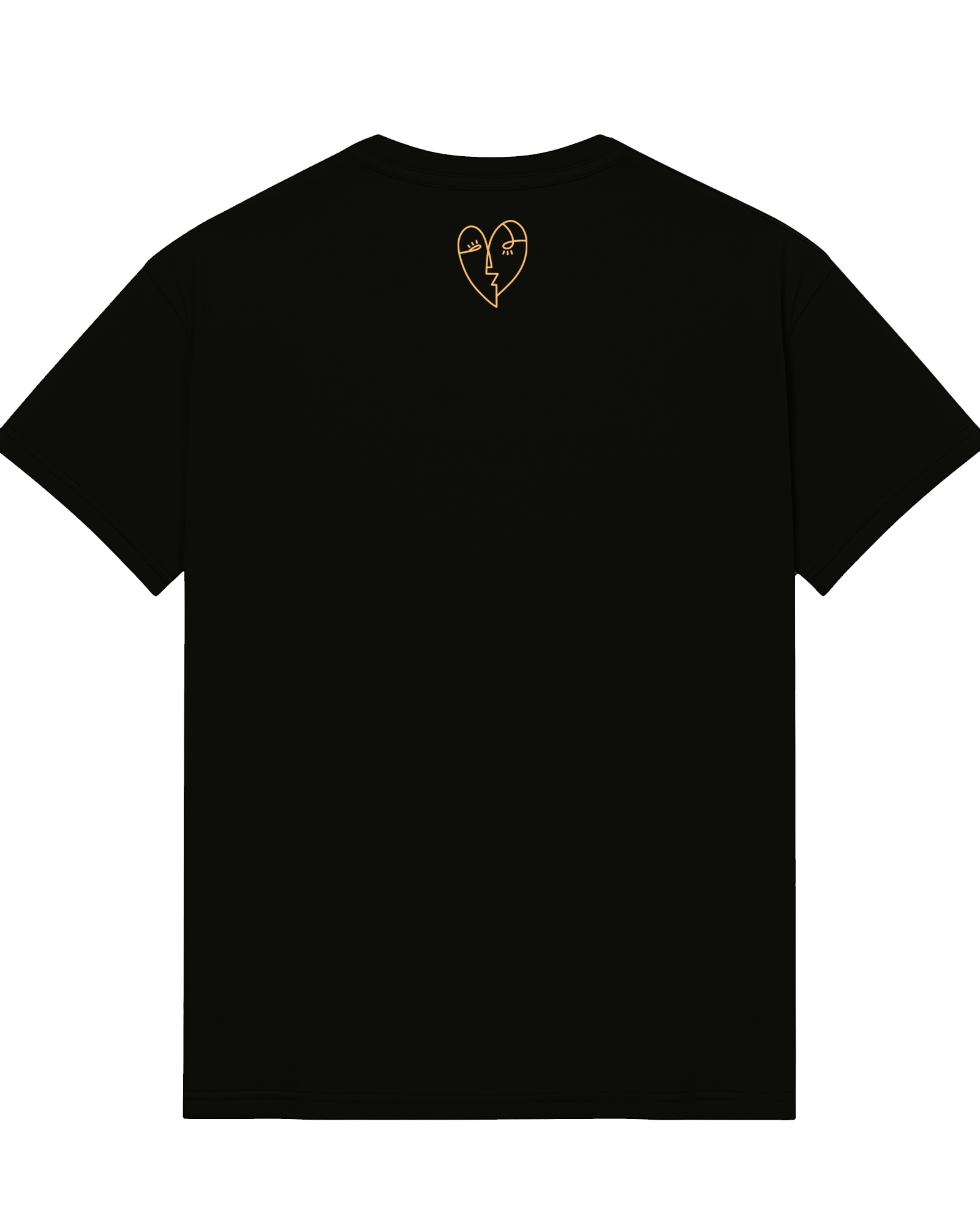 Heart T-shirt Black